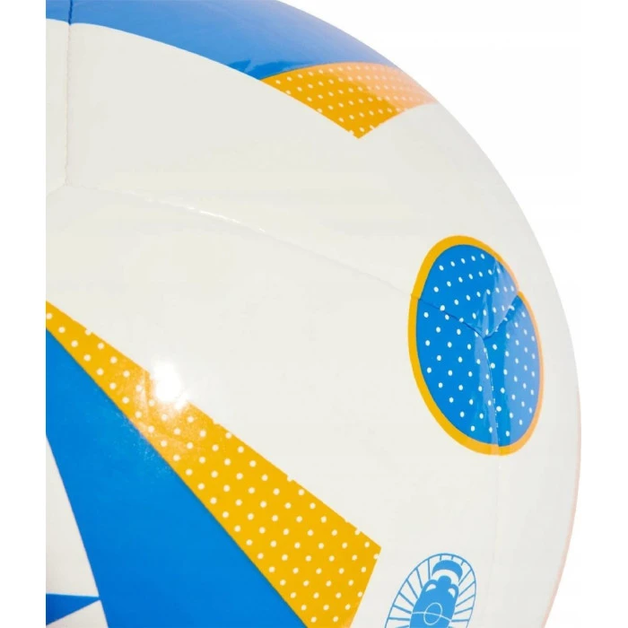 М'яч футбольний Adidas Euro24 Club Fussballliebe IN9371 розмір 4, біло-блакитний