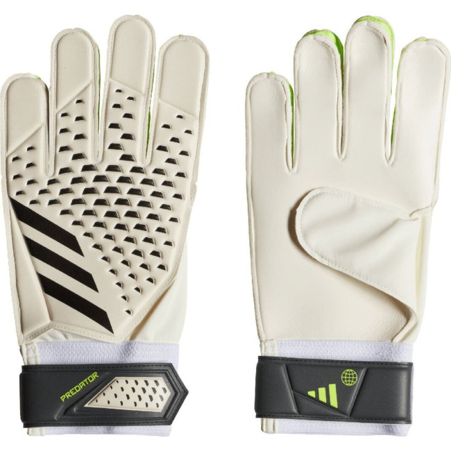 Рукавички воротарські Adidas Predator Training IA0874 р. 10,5, біло-чорні