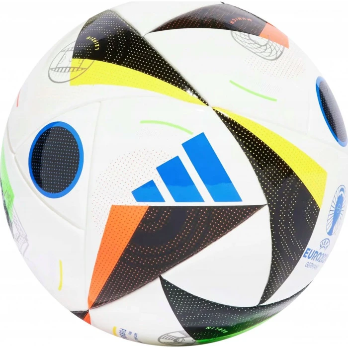 М'яч футбольний Adidas Euro24 Mini Fussballliebe розмір 1, біло-чорний