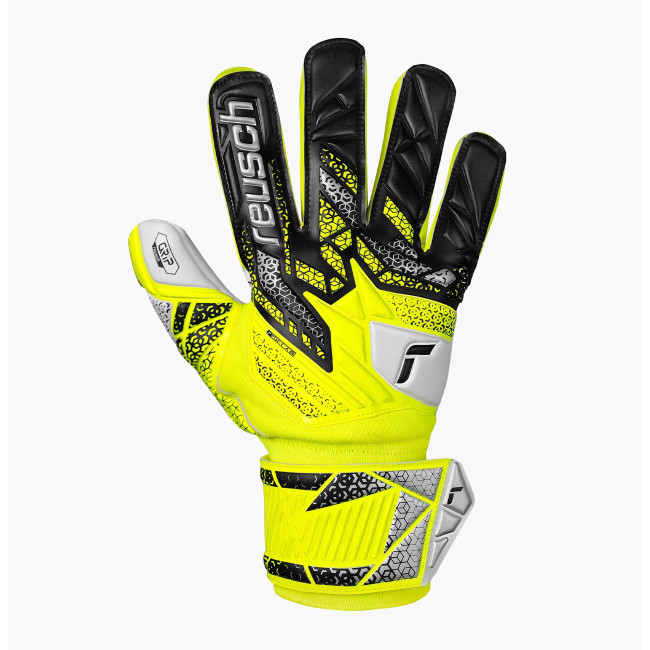 Перчатки вратарские Reusch Attrakt Grip Junior 5572815 2014 г.7,5, желто-черные