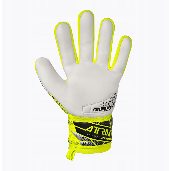 Перчатки вратарские Reusch Attrakt Grip Junior 5572815 2014 г.7,5, желто-черные