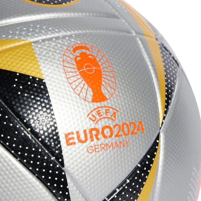 М'яч футбольний Adidas Euro24 Fussballliebe Finale IX4046 розмір 5, сіро-чорний