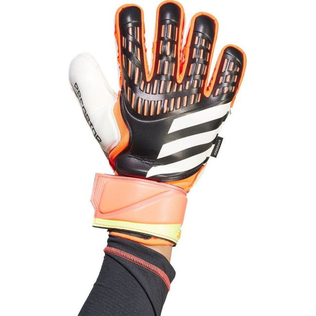 Рукавички воротарські Adidas Predator Glove Match Fingersave IQ4037 р. 10, різнокольорові