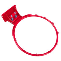 Баскетбольне кільце MASTER з сіткою 45 см - червоне