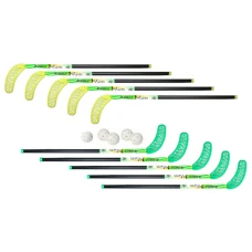 Набір Unibros FIBER 95 см (10 палиць + 5 м'ячів)