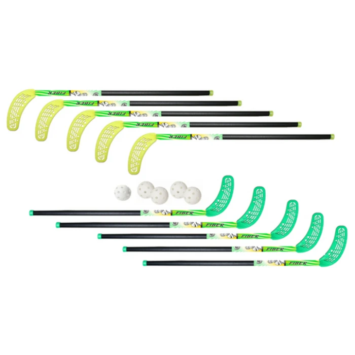 Набор Unibros FIBER 95 см (10 палок + 5 мячей)