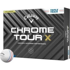 М'ячі для гольфу Callaway Chrome Tour X Triple Track 12 шт, білі