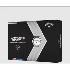 М'ячі для гольфу Callaway Chrome Soft X 12 шт, білі