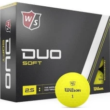 Мячи для гольфа Wilson Staff Duo Soft 12 шт, желтые