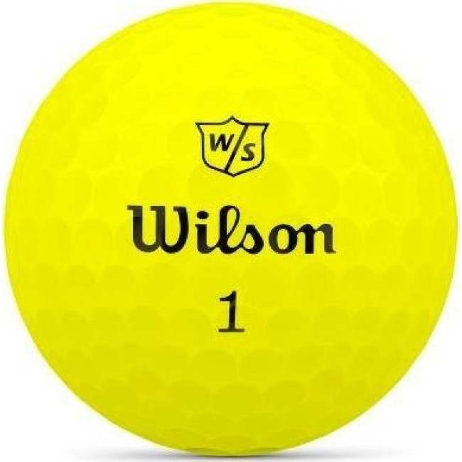 Мячи для гольфа Wilson Staff Duo Soft 12 шт, желтые