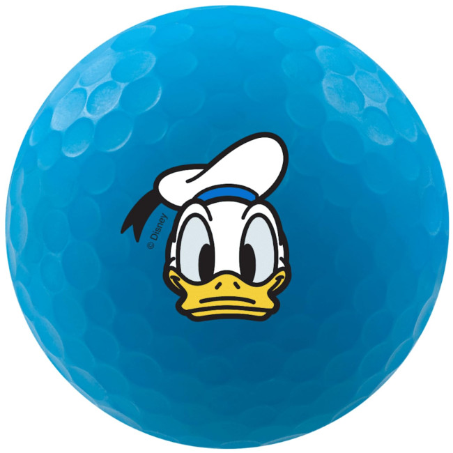 М'ячі для гольфу Volvik Disney Donald 4 шт, блакитно-сірі