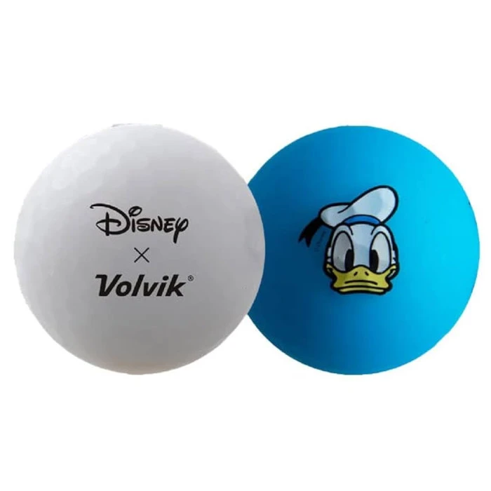 Мячи для гольфа Volvik Disney Donald 4 шт, голубовато-серые