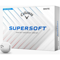 Мячи для гольфа Callaway Supersoft 2025 12 шт, белые