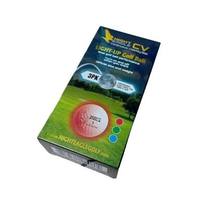 М'ячі для гольфу Premier Glow Night Eagle Led 3 шт, білі