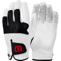 Перчатки для гольфа Wilson Advantage MLH XL, бело-черные