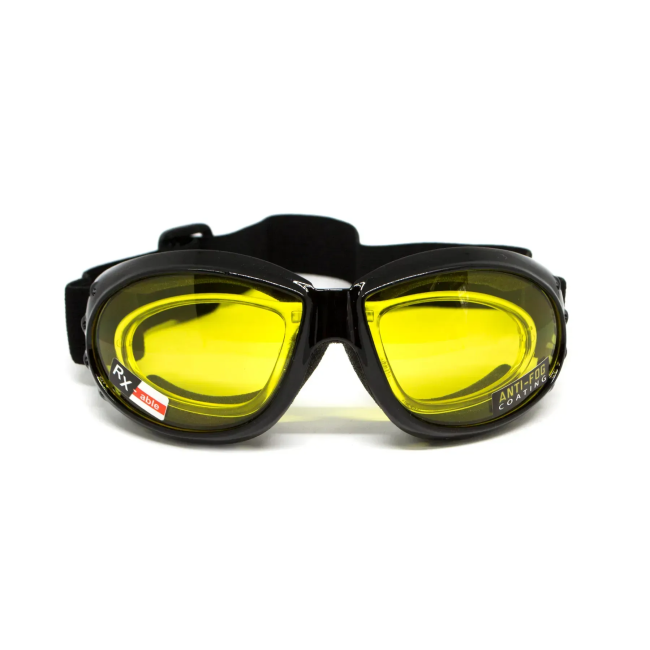 Окуляри захисні з ущільнювачем Global Vision Eliminator RX Anti-Fog, жовті