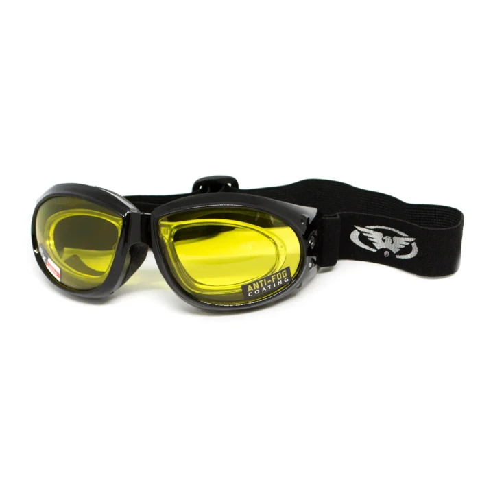 Окуляри захисні з ущільнювачем Global Vision Eliminator RX Anti-Fog, жовті