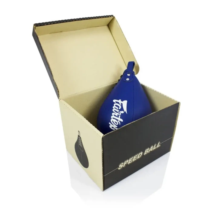 Пневмогрушь боксерская с креплением Fairtex SB1 диаметр 12 см, синяя