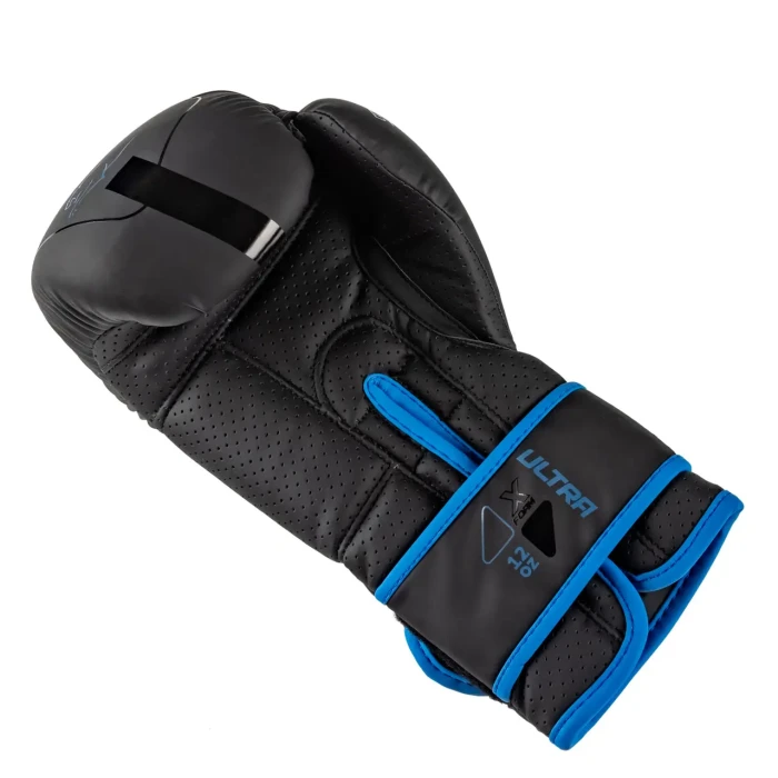 Рукавички боксерські PowerPlay 3024 Ultra Mat розмір 16 унцій, чорно-сині