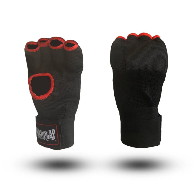 Перчатки-бинты с гелевыми подушечками PowerPlay 3096 размер S, черные