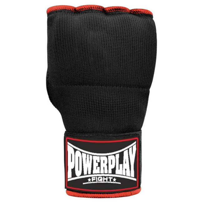 Перчатки-бинты с гелевыми подушечками PowerPlay 3096 размер S, черные