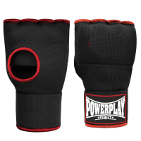 Перчатки-бинты с гелевыми подушечками PowerPlay 3096 размер S, черные