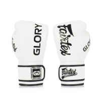 Рукавички боксерські з бинтами Fairtex BGVG1 розмір 12 унцій, білі