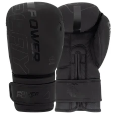 Рукавички боксерські PowerPlay 3024 Ultra Mat розмір 12 унцій, чорні