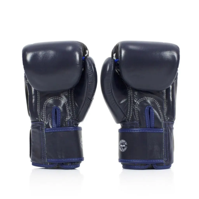 Перчатки боксерские Fairtex BGV1 Nation Print 12 унций, темно-синие