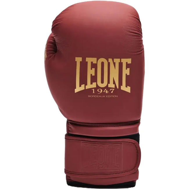 Рукавички боксерські з капою Leone GN059X BORDEAUX ED 10 унцій, червоні