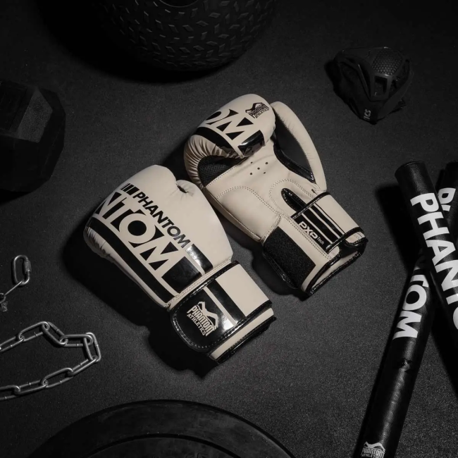 Рукавички боксерські з капою Phantom APEX Sand 16 унцій, бежевий