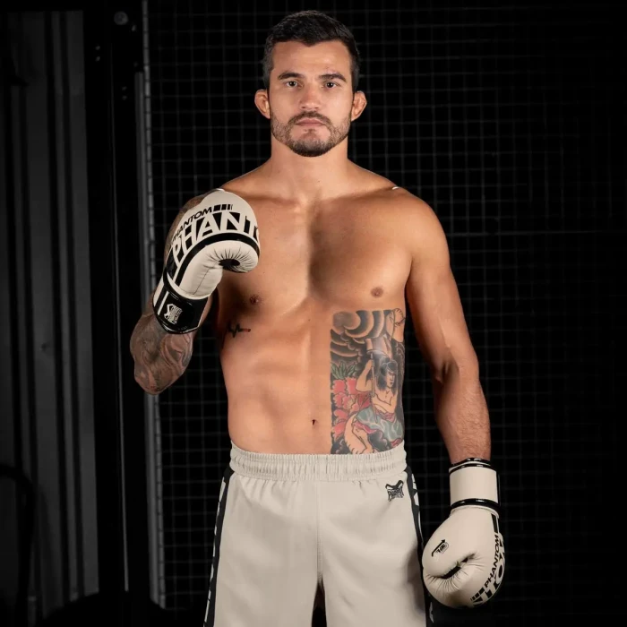 Перчатки боксерские с капой Phantom APEX Sand 16 унций, бежевый