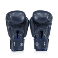 Рукавички боксерські з бинтами Fairtex Amateur BGV27 16 унцій, темно-сині