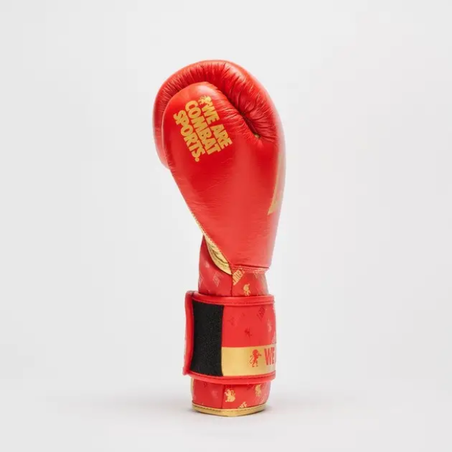 Перчатки боксерские с бинтами Leone GN220 DNA размер 10 унций, красные