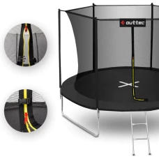 Батут OUTTEC Inside Net с внутренней сеткой 12 футов 374 см черный