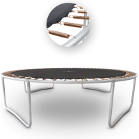 Батут OUTTEC Inside Net з внутрішньою сіткою 12 футів 374 см чорний