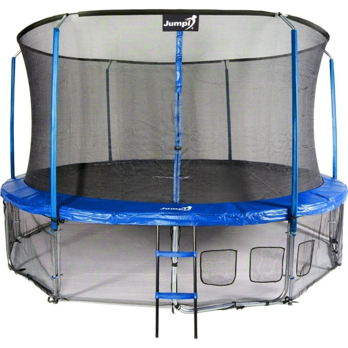 Батут Jumpi Maxy Comfort с внутренней сеткой 435 см синий