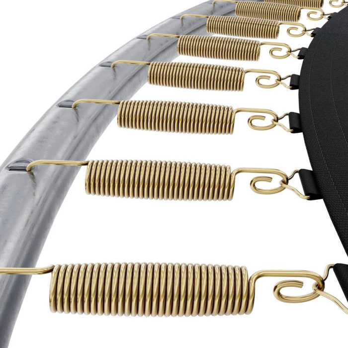 Батут Zipro Jump Pro з внутрішньою сіткою 8 футів 252 см чорно-зелений