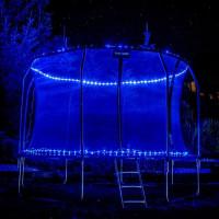 Батут THUNDER INSIDE ELITE з внутрішньою сіткою 10 футів 312 см чорно-блакитний