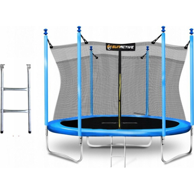Батут SunActive TR 8FT-2 с внутренней сеткой 8 футов 252 см голубой