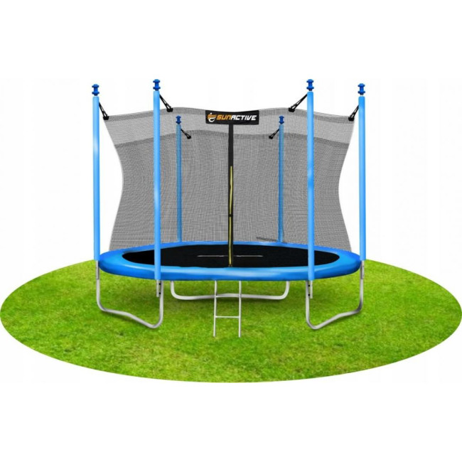 Батут SunActive TR 8FT-2 с внутренней сеткой 8 футов 252 см голубой