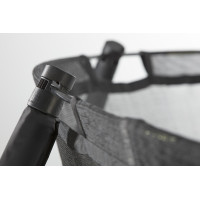 Батут Salta Premium Black Edition з внутрішньою сіткою 10 футів 305 см чорний