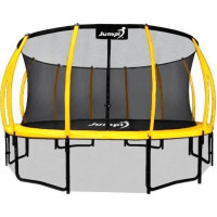 Батут Jumpi Maxy Comfort Plus з внутрішньою сіткою 14,5 футів 435 см жовтий