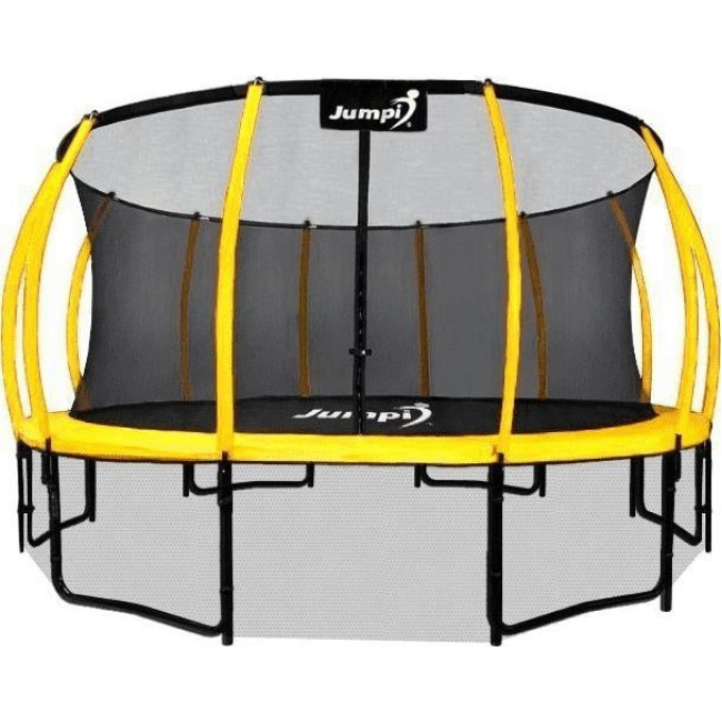 Батут Jumpi Maxy Comfort Plus с внутренней сеткой 14,5 фута 435 см желтый