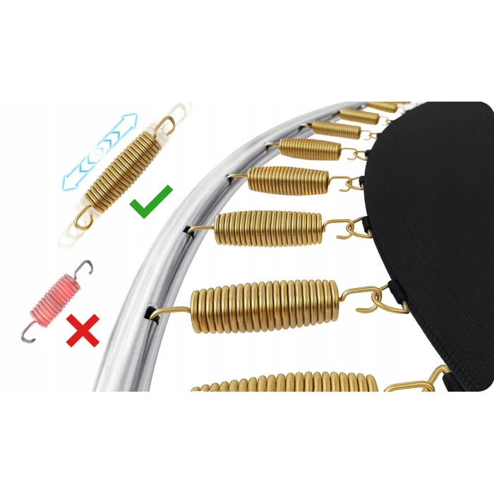 Батут Neo-Sport NS-14Z241 с наружной сеткой 14 футов 435 см, черно-красный.