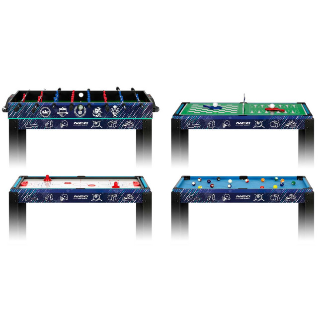Игровой стол 12в1 Neo-Sport-801, 106 x 59 x 90 см – черный.