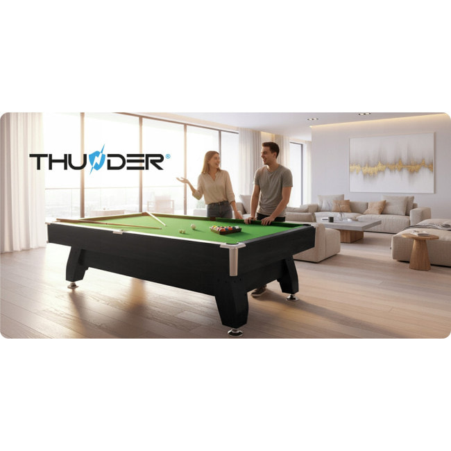 Бильярдный стол THUNDER BOLD-BLACK 7FT, 214 х 122 х 81 см