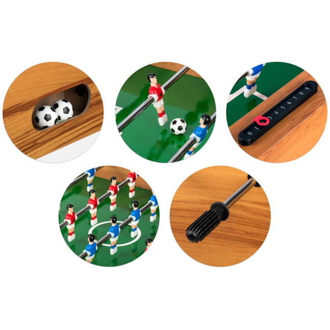 Настольный футбол Neo-Sport NS-803, 121 x 61 x 80 см – деревянный.