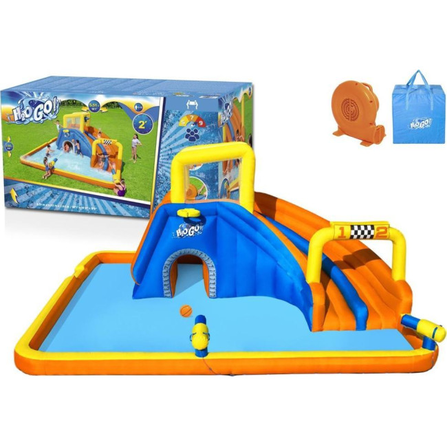 Надувная игровая площадка Super Speedway Mega Park Bestway 53377 551x502х261 см