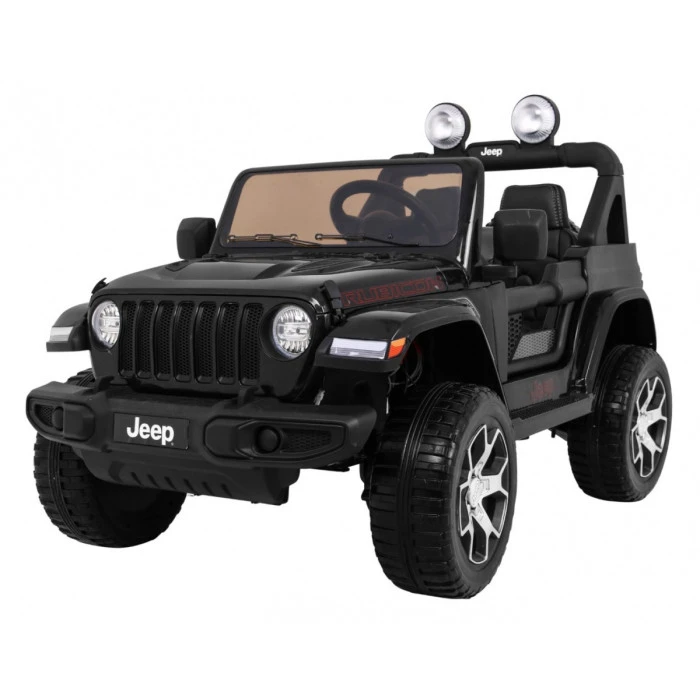 Детская аккумуляторная машинка Jeep Wrangler Rubicon Черная